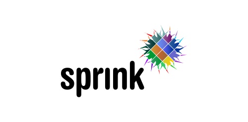 色彩斑斓的喷溅设计logo