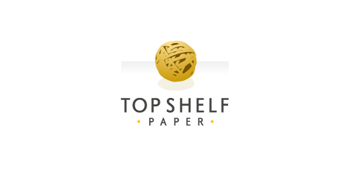 简约大气的纸业品牌logo设计