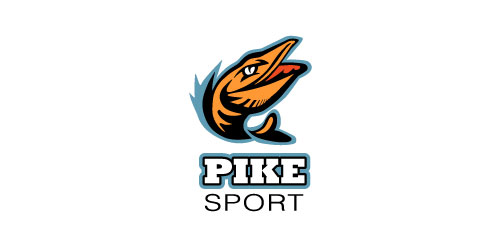 简洁有力的PIKE SPORT Logo设计