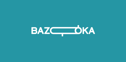 BAZOKA logo设计:简洁现代风格