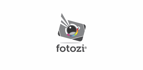 简约相机logo设计