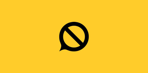 禁止对话框logo设计