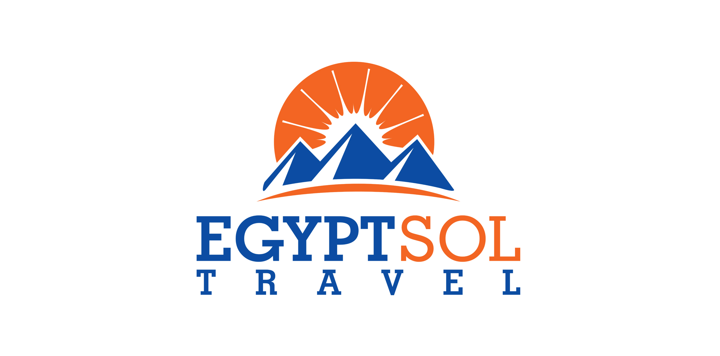 埃及太阳山旅行logo设计