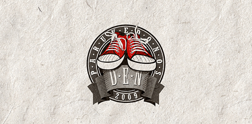 复古鞋履logo设计