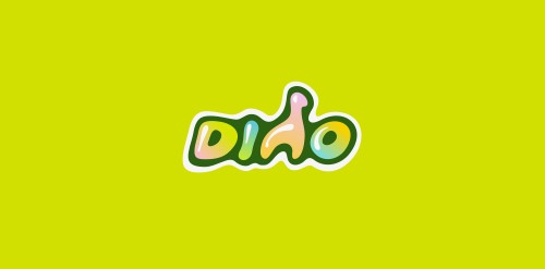 色彩渐变趣味字母logo设计