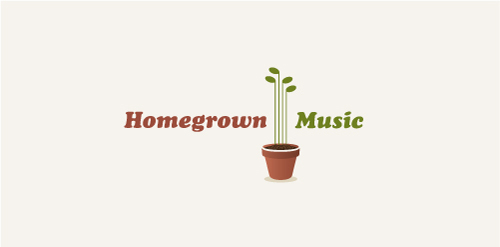 Homegrown Music Logo设计