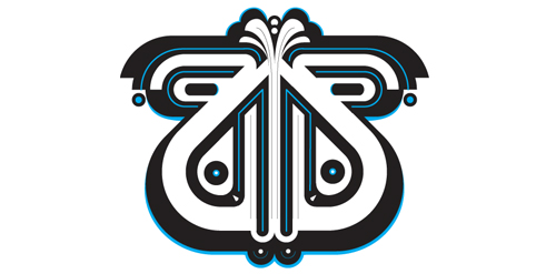 抽象蝴蝶logo设计