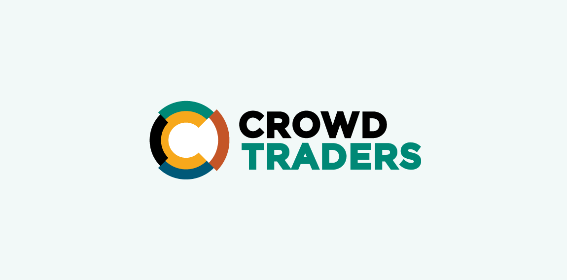 Crowdtraders Logo设计：创新金融品牌标识