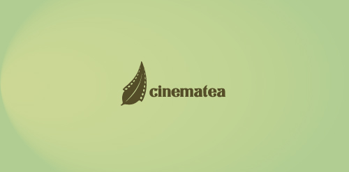 cinematea logo设计:电影与茶叶的完美结合