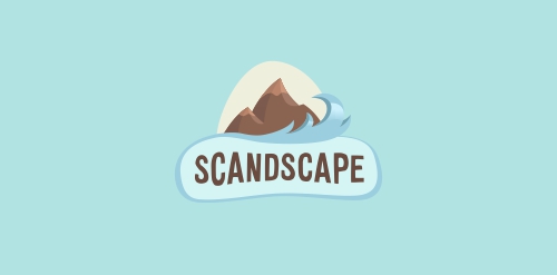 Scandscape Logo设计:山海交融的品牌视觉