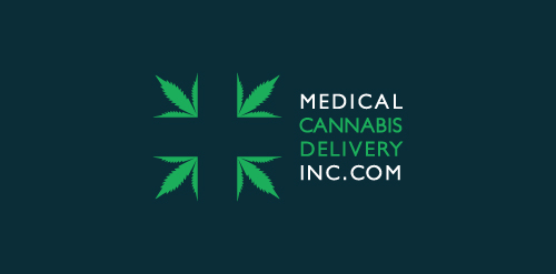 医疗大麻递送logo设计