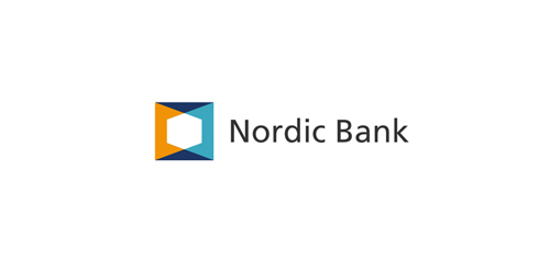 Nordic Bank Logo设计:简洁现代金融品牌标识