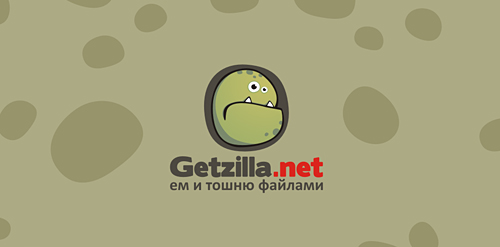 Getzilla.net logo设计:卡通风格与品牌识别
