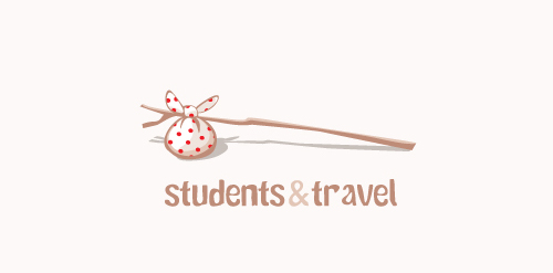 学生旅行logo设计:创意与简洁的结合