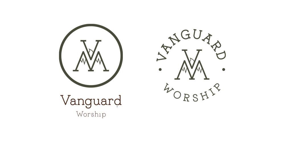 简约现代Vanguard Worship Logo设计