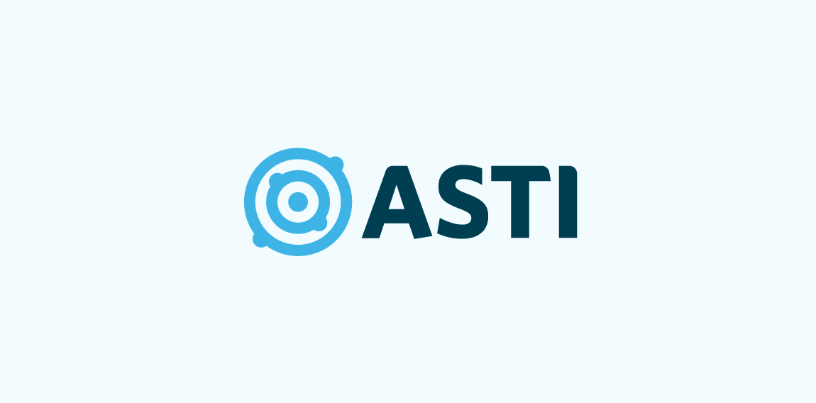 简洁现代的ASTI logo设计