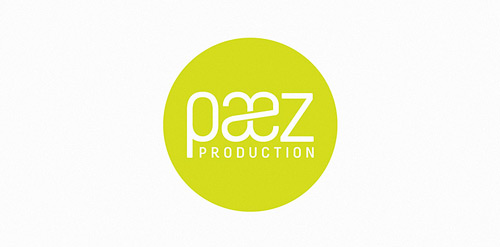 简约现代Paez Production Logo设计