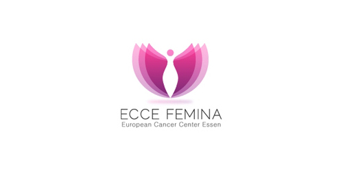ECCE FEMINA logo设计:女性癌症中心标志