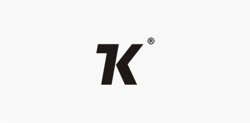 简约时尚的K字母logo设计