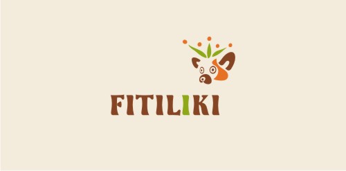 Fitilikiki Logo设计:创意动物形象