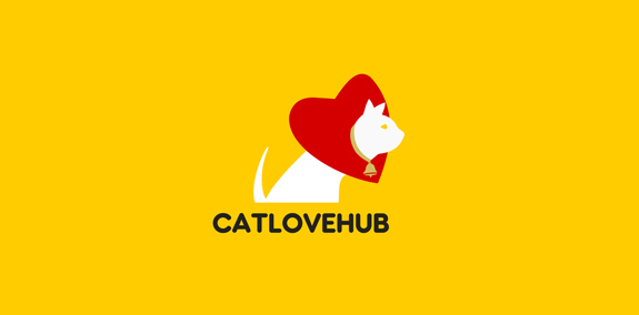 猫爱中心logo设计