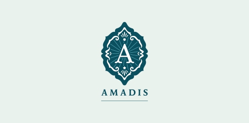 Amadis Logo设计:优雅复古风格