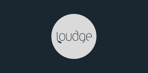 简洁现代风格的louudge logo设计