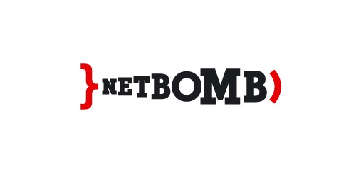 NetBomb Logo设计:简洁现代的网络品牌标识