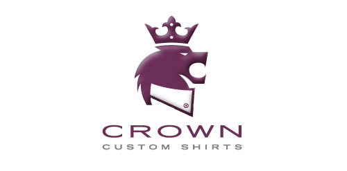 皇冠定制衬衫logo设计