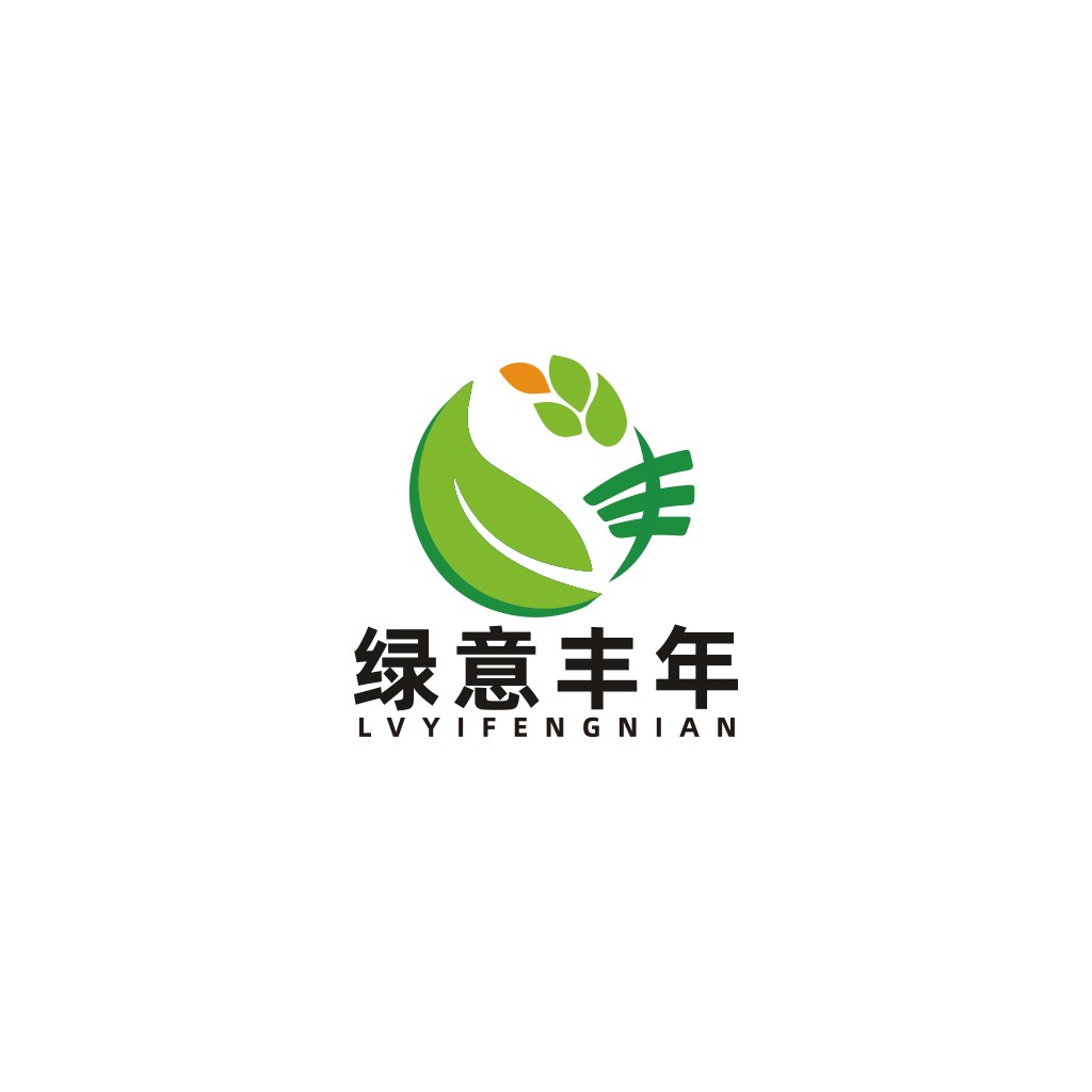 自然生态绿色植物logo设计
