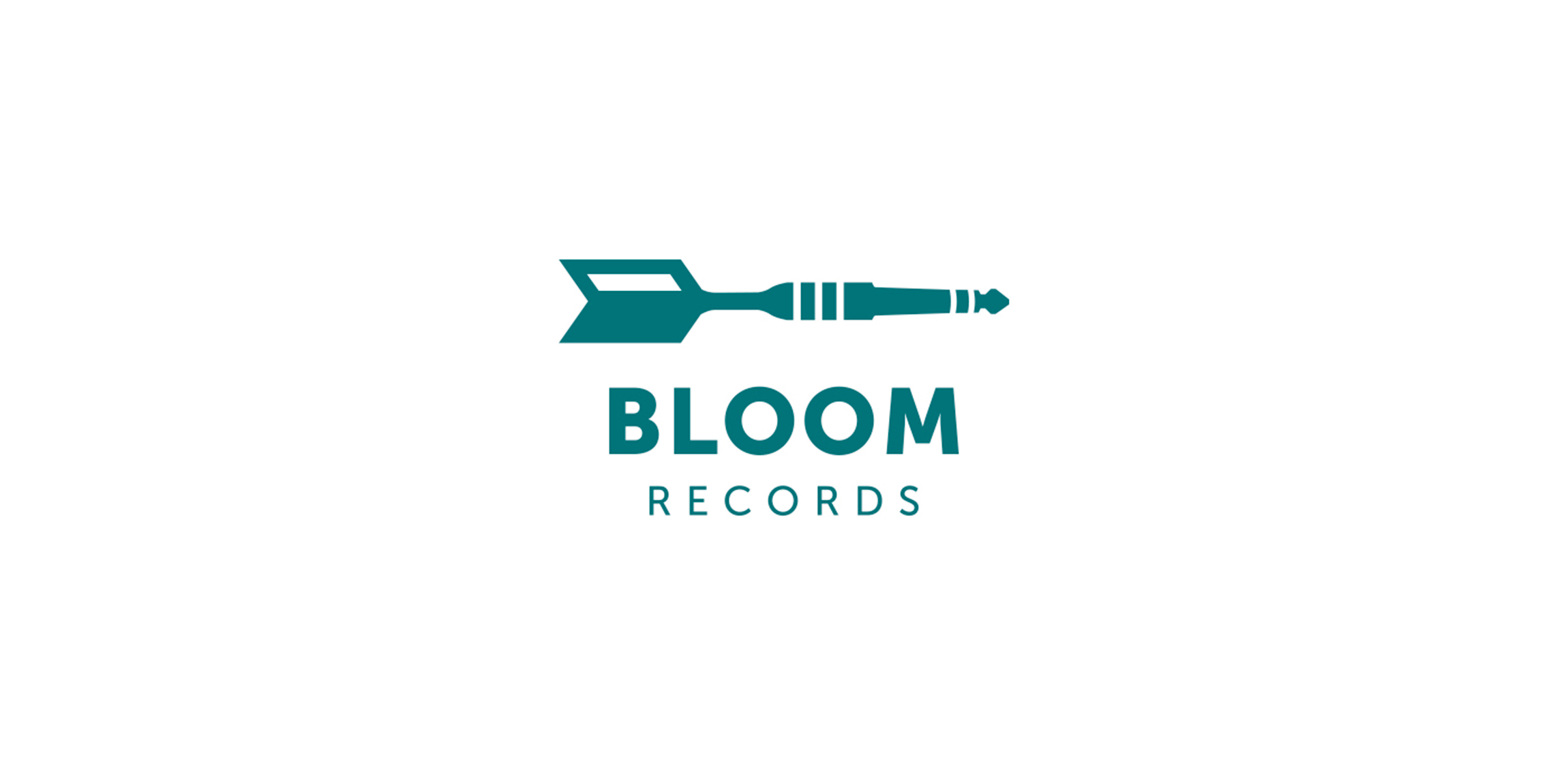 简洁现代的BLOOM Records Logo设计