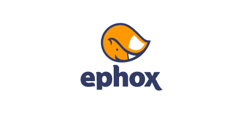 Ephox logo设计:简洁现代的标志
