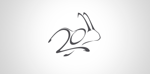 简约线条艺术2020年logo设计