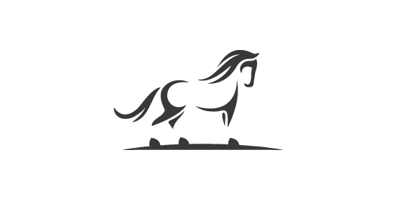 马形logo设计:简洁优雅的动物标志