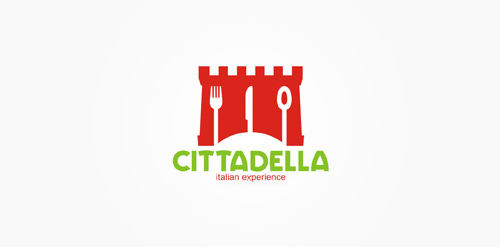 CITTADELLA logo设计:意大利美食体验
