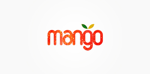 Mango Logo设计:创意水果品牌标识