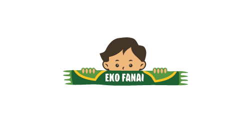卡通人物logo设计:EKO FANAI
