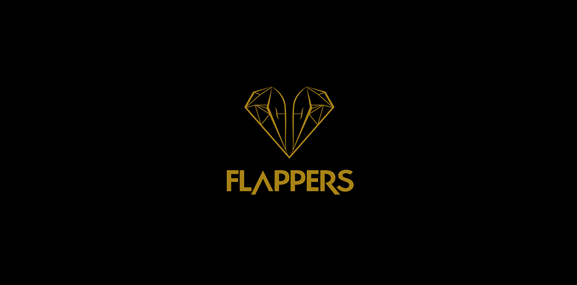 现代简约钻石心形logo设计