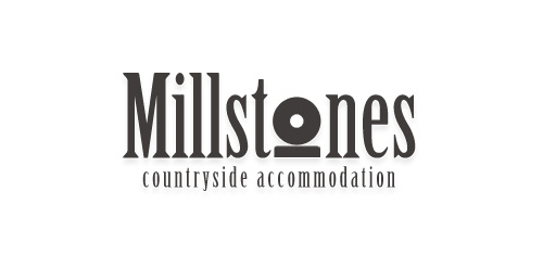 Millstones Logo设计:乡村住宿品牌标识