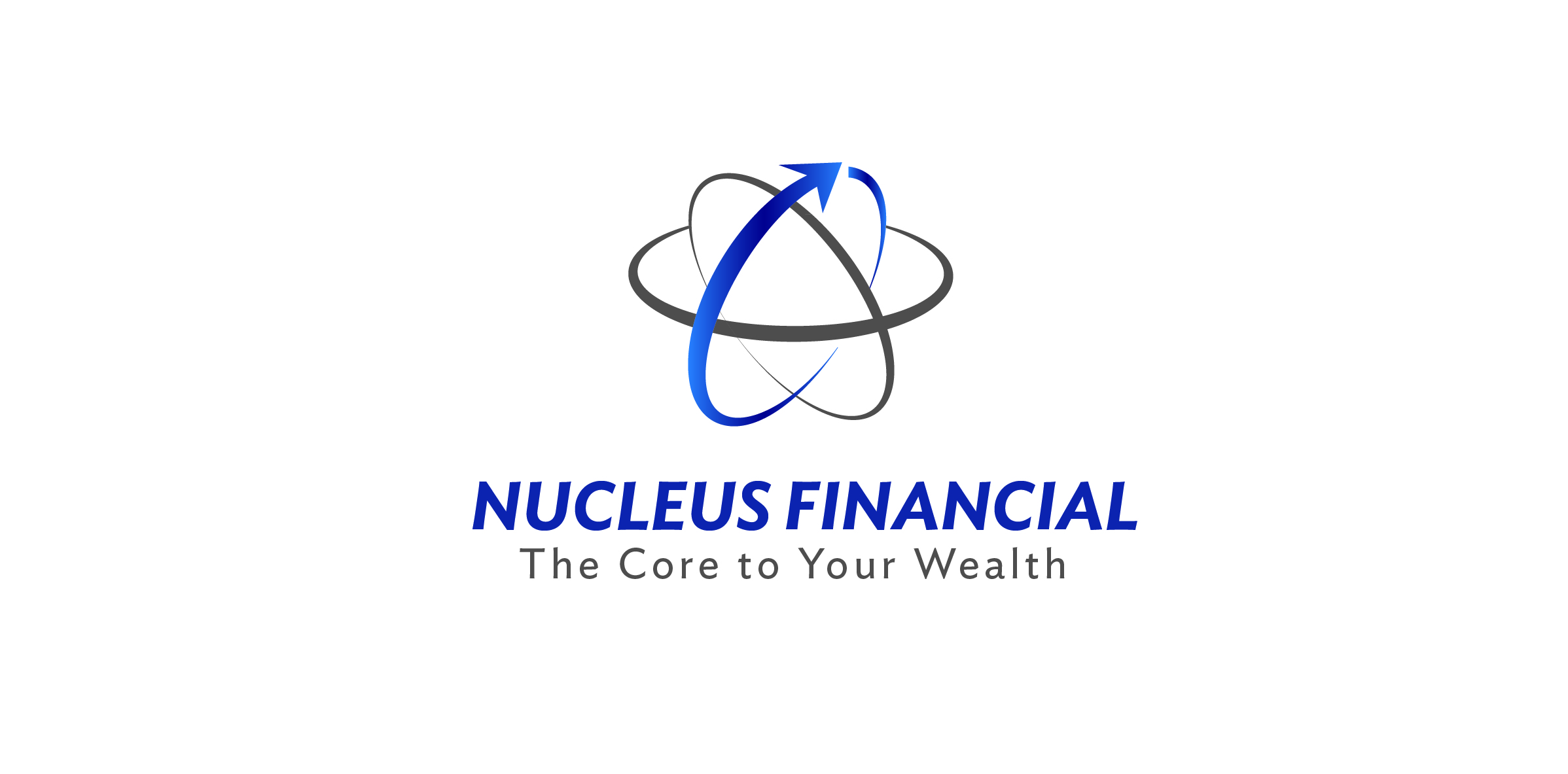 金融核心财富增长logo设计