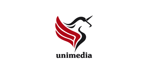 独角兽logo设计:现代简约风格