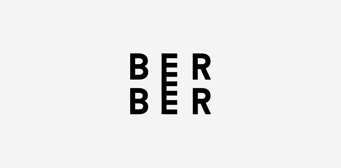 简约现代风格的BERR字母logo设计