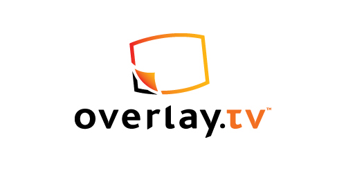 Overlay.tv Logo设计:简洁现代的视觉标识