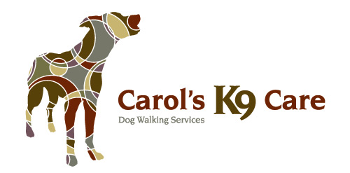 狗形图案logo设计:Carol's K9 Care