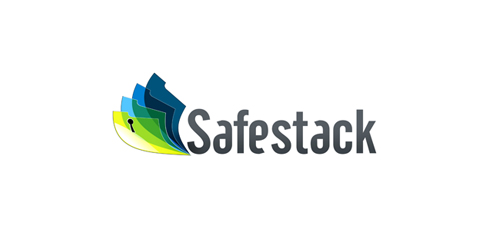 Safestack安全系统logo设计