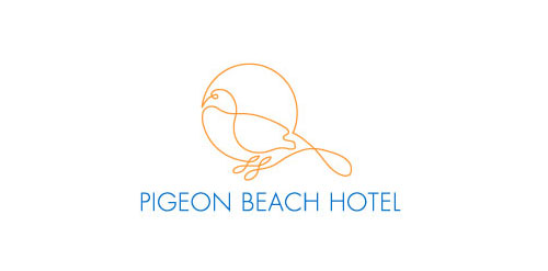 Pigeon Beach Hotel Logo Design