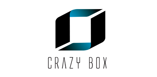Crazy Box logo设计:现代简约风格