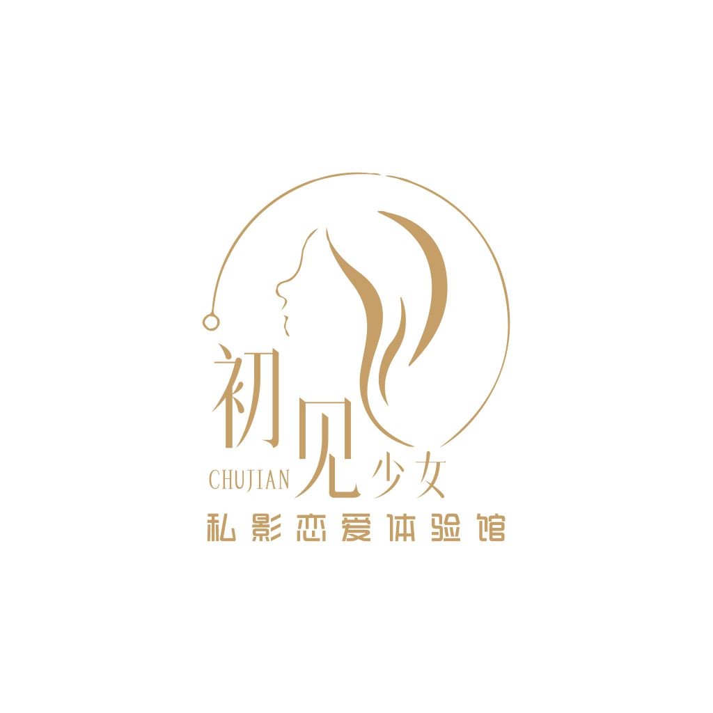 优雅女性轮廓logo设计