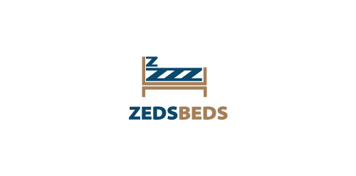 ZEDSBEDS logo设计:简约床铺图案