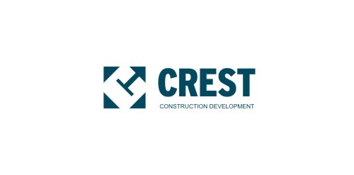 CREST logo设计:现代建筑与开发标识